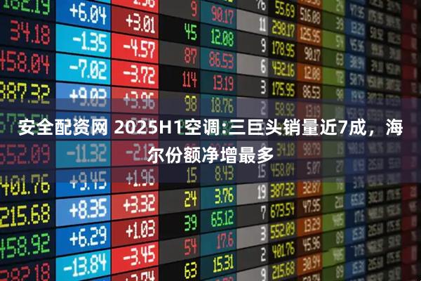 安全配资网 2025H1空调:三巨头销量近7成，海尔份额净增最多